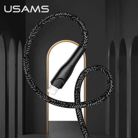 USAMS KABEL PLECIONY U41 DO LIGHTNING 1M 2A DO TELEFONÓW APPLE FAST