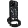 KARL LAGERFELD ETUI CROSSBODY GRAINED PATTERN LOGO DO IPHONE 16 PRO