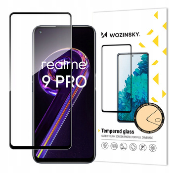 WOZINSKY SZKŁO HARTOWANE FULL GLUE DO REALME 9 PRO NIE PĘKA NA KRAWĘDZIACH
