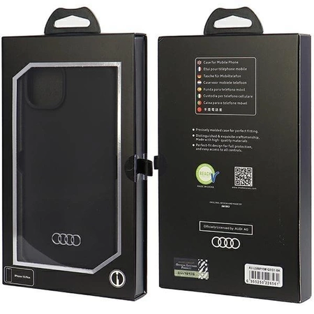 Etui Audi Silicone Case do iPhone 15 Plus - czarne