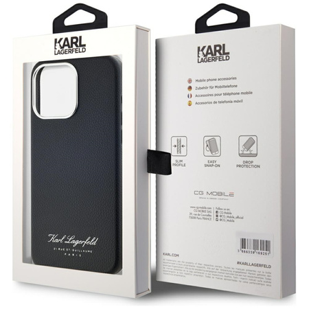 KARL LAGERFELD ETUI HOTEL RSG DO IPHONE 15 PRO WYSOKA OCHRONA I KOMFORT
