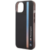 Etui BMW BMHCP14S22HVGV na iPhone 14 - czarne IML Tricolor Stripe