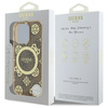 GUESS ETUI HARDCASE DO IPHONE 16 PRO MAX DO MAGSAFE PEONY KWIATY TŁO 4G