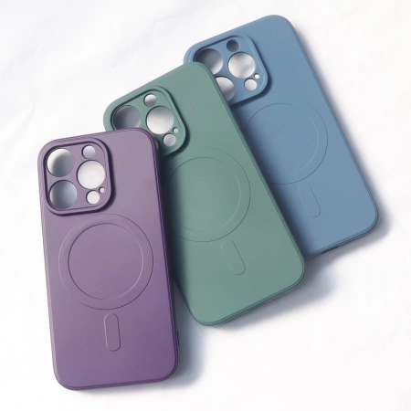 HURTEL ETUI DO IPHONE 15 DO MAGSAFE SILIKONOWE Z OCHRONĄ PRZECIW ZDERZENIOM
