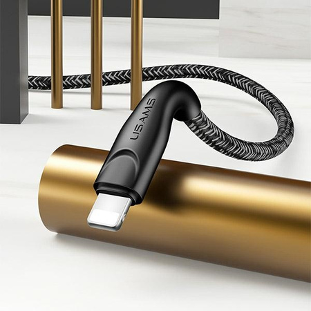 USAMS KABEL PLECIONY U41 DO LIGHTNING 3M DO TELEFONÓW APPLE SZYBKIE