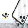 Clear 3in1 etui iPhone 14 silikonowy pokrowiec z ramką niebieskie
