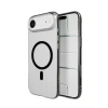 Etui Puro Lite Mag TPU+PC kompatybilne z MagSafe na iPhone 17 Air - przezroczyste z czarnym pierścieniem