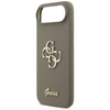 Etui Guess Silicone Big 4G Script do iPhone Air brązowy