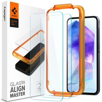 SPIGEN SZKŁO HARTOWANE DO SAMSUNG GALAXY A35 5G ALM GLAS.TR ZESTAW OCHRONNY