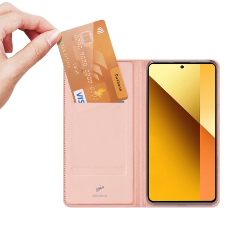 DUX DUCIS ETUI SKIN PRO Z KLAPKĄ I MIEJSCEM NA KARTĘ DO XIAOMI REDMI NOTE
