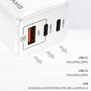 USAMS ŁADOWARKA SIECIOWA 65W 2XUSB-C DO IPHONE 12 13 14 15 PD FAST CHARGING