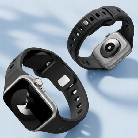 INNOSTYLE PASEK DO ZEGARKA SMARTWATCH 42 44 45 46 49 MM SILIKONOWY GRANAT