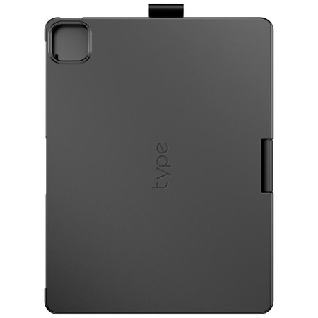 Etui Typecase Flexbook Touch z klawiaturą do iPad Air 11" 2024/2025 szary