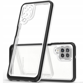 HURTEL ETUI CLEAR 3IN1 DO SAMSUNG GALAXY A22 4G Z RAMKĄ ELASTYCZNE