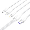 VENTION KABEL 3W1 USB A DO MICRO USB DO LIGHTNING DO ŁADOWANIA TELEFONÓW 6A