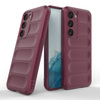 Magic Shield Case etui do Samsung Galaxy S23+ elastyczny pancerny pokrowiec burgundowe