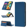 Magnet Card Case etui do Xiaomi Redmi Note 11 Pro pokrowiec portfel na karty kartę podstawka niebieski