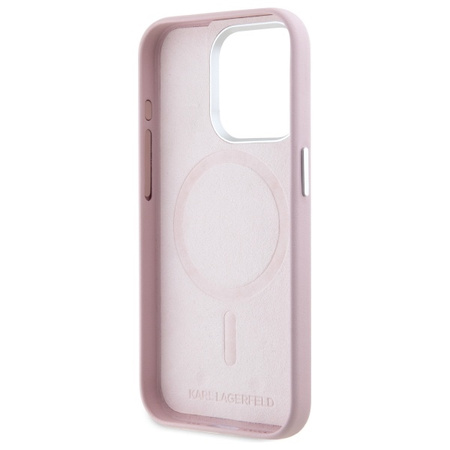 KARL LAGERFELD ETUI DO IPHONE 15 PRO 6,1 HARDCASE FW METAL PLATE DO MAGSAFE
