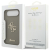 Etui Guess Silicone Big 4G Script do iPhone Air brązowy