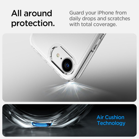 SPIGEN CASE POKROWIEC ULTRA HYBRID DO IPHONE 16E OCHRONNE WYSOKIEJ JAKOŚCI
