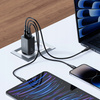 MCDODO SZYBKA ŁADOWARKA SIECIOWA ZASILACZ 3X USB-C PD USB GAN 67W KABEL 1M