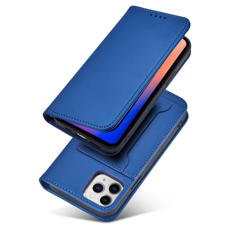 HURTEL ETUI MAGNET CASE DO IPHONE 12 POKROWIEC NA KARTY Z FUNKCJĄ PODSTAWKI