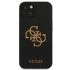 Guess GUHCP13SLS4GGBK iPhone 13 mini 5,4" czarny/black hard case Silicone 4G Logo