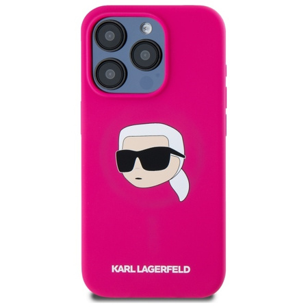 KARL LAGERFELD ETUI DO IPHONE 15 PRO MAX 6.7 HARDCASE SILICONE KARL HEAD