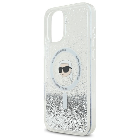 KARL LAGERFELD ETUI HARDCASE DO IPHONE 16 PLUS 6.7 DO MAGSAFE LIQUID