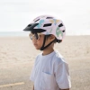 Kask rowerowy dziecięcy MTB Wozinsky z odpinanym daszkiem 48-52 cm - różowy
