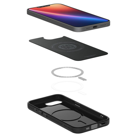 SPIGEN CASE LIQUID AIR DO MAGSAFE DO IPHONE 16E CHRONI PRZED ZARYSOWANIAMI