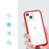 HURTEL CLEAR 3IN1 ETUI DO IPHONE 13 MINI Z RAMKĄ ŻELOWY POKROWIEC OCHRONNY
