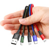 BASEUS KABEL USB 4W1 2X LIGHTNING USB 3.5A 1.2M CZARNY