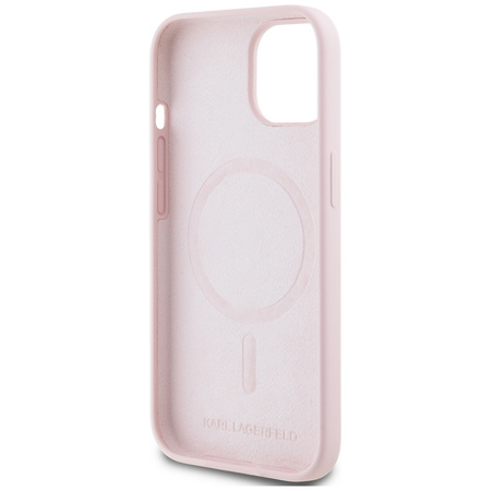 KARL LAGERFELD ETUI KARL&CHOUPETTE DO IPHONE 15 PLUS DO MAGSAFE SILIKONOWE