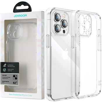 Joyroom 14D Magnetic Case magnetyczne etui do iPhone 14 kompatybilne z MagSafe przezroczysty (JR-14D5)
