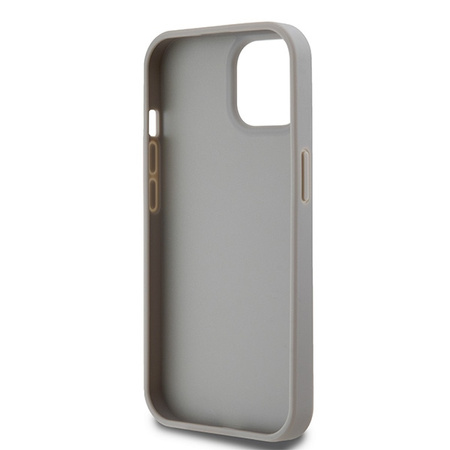 DKNY CASE DO IPHONE 15 PLUS 14 PLUS Z LOGO MONO STRIPE I METALOWYM AKCENTEM