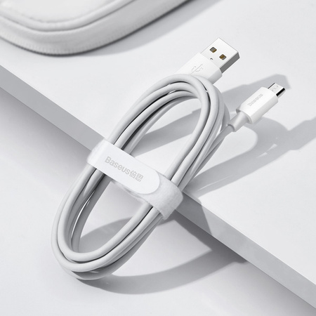 BASEUS KABEL MICRO USB PRZEWÓD DO TELEFON TABLET 21A 1.5M SZYBKIE ŁADOWANIE
