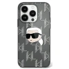 KARL LAGERFELD CASE DO IPHONE 16 6.1 Z KARL HEAD I ELEKTROPLATOWANĄ POWŁOKĄ