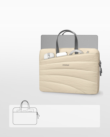 INNOSTYLE TORBA NA LAPTOPA 15 6 16 CARRYLITE SLIM WODOODPORNA DO TELEFONÓW