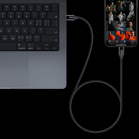 MCDODO KABEL USB-C SZYBKIE ŁADOWANIE DO MACBOOK USB TYP C 10GBPS 100W 4K 1M