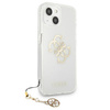 Guess GUHCP13SKS4GGO iPhone 13 mini 5,4" Transparent hardcase 4G Gold Charms Collection