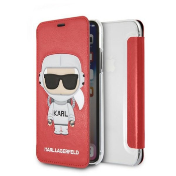 KARL LAGERFELD ETUI DO IPHONE X XS KLFLBKPXKSCORE CASE KOSMONAUTA BOOKCASE