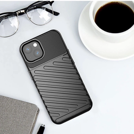 HURTEL ELASTYCZNE POKROWIEC THUNDER CASE DO IPHONE 13 MINI OCHRONA PANCERNA