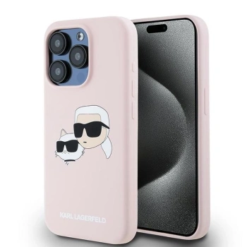 KARL LAGERFELD ETUI HARDCASE DO IPHONE 15 PRO MAX 6.7 DO MAGSAFE SILIKONOWE