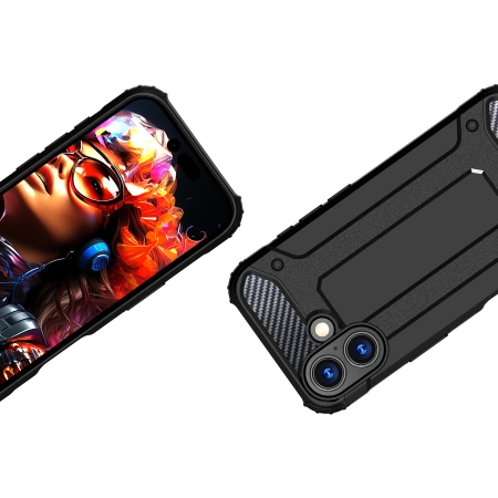 HURTEL ETUI HYBRID ARMOR DO IPHONE 17 PANCERNE OCHRONNE Z ODPOWIEDNIM