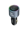 Ładowarka samochodowa Joyroom JR-CCN07 120W 2xUSB-C USB-A + kabel USB-C 100W - ciemnoszara