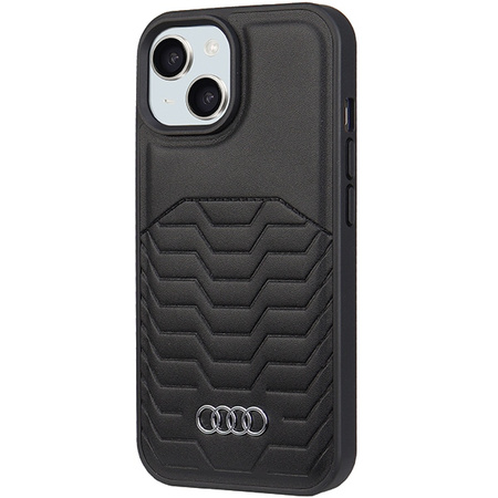 AUDI SYNTHETIC LEATHER DO MAGSAFE POKROWIEC DO IPHONE 15 14 13 6.1 HARDCASE