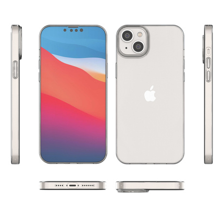 Żelowy pokrowiec etui Ultra Clear 0.5mm iPhone 14 Plus przezroczysty