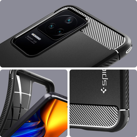 SPIGEN ETUI RUGGED ARMOR DO XIAOMI POCO F4 5G ZABEZPIECZENIE ANTYWSTRZĄSOWE