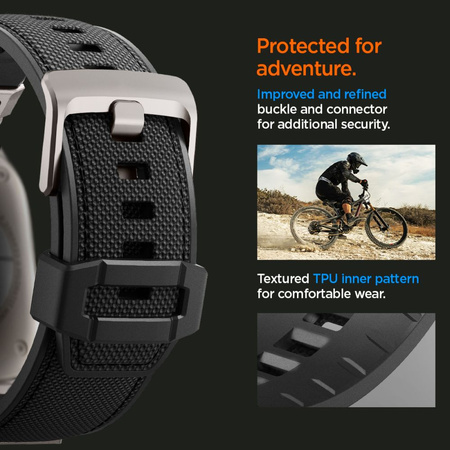 SPIGEN PASEK DO APPLE WATCH 6 7 8 9 10 SE ULTRA 1 2 44 45 46 49 MM TRWAŁOŚĆ